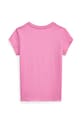 Dječja pamučna majica kratkih rukava Polo Ralph Lauren 312833549081 roza SS25