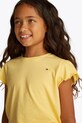Tommy Hilfiger t-shirt dziecięcy KG0KG07052.116.122.PPYA żółty