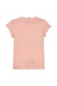 Dziewczynka Tommy Hilfiger t-shirt dziecięcy KG0KG07052.116.122.PPYA pomarańczowy