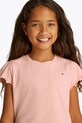 Детская футболка Tommy Hilfiger KG0KG07052.116.122.PPYA оранжевый