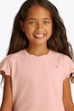 Tommy Hilfiger t-shirt dziecięcy KG0KG07052.128.176.PPYA pomarańczowy