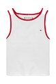 Tommy Hilfiger top dziecięcy KG0KG08420.PPYA biały SS25
