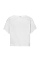 Κοριτσίστικα Μπλουζάκι Tommy Hilfiger KG0KG08555.128.176.PPYA λευκό