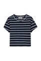 Kratka majica Tommy Hilfiger KG0KG08555.128.176.PPYA modra SS25