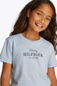 Detské tričko Tommy Hilfiger KG0KG08524.98.122.PPYA modrá