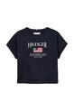 Детская хлопковая футболка Tommy Hilfiger KG0KG08525.128.176.PPYA тёмно-синий SS25
