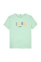 Дитяча футболка Tommy Hilfiger KG0KG08526.128.176.PPYA зелений SS25
