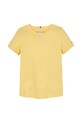 Tommy Hilfiger maglietta in cotone per bambini KG0KG08527.98.122.PPYA giallo SS25