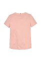 Dziewczynka Tommy Hilfiger t-shirt bawełniany dziecięcy KG0KG08527.98.122.PPYA różowy