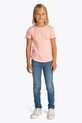 Детская хлопковая футболка Tommy Hilfiger хлопок розовый KG0KG08527.128.176.PPYA