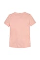 Девочка Детская хлопковая футболка Tommy Hilfiger KG0KG08527.128.176.PPYA розовый