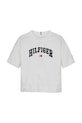 Детская хлопковая футболка Tommy Hilfiger KG0KG08549.PPYA белый SS25