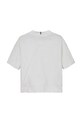 Девочка Детская хлопковая футболка Tommy Hilfiger KG0KG08549.PPYA белый