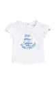 Tommy Hilfiger t-shirt niemowlęcy z elastanem biały KN0KN02025.PPYA