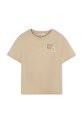 Michael Kors t-shirt bawełniany dziecięcy nadruk beżowy R30317.114.150