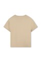 Michael Kors t-shirt bawełniany dziecięcy R30317.114.150 beżowy SS25