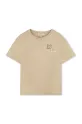 Michael Kors t-shirt bawełniany dziecięcy nadruk beżowy R30317.156