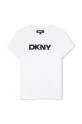 Dječja majica kratkih rukava Dkny s elastinom bijela D62304.114.150