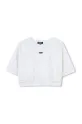 Dkny tricou de bumbac pentru copii D62308.114.150 alb SS25