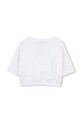 Fete Dkny tricou de bumbac pentru copii D62308.114.150 alb