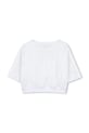 Deklice Otroška bombažna kratka majica Dkny D62308.114.150 bela