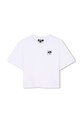 Dkny tricou de bumbac pentru copii D62311.114.150 alb SS25