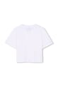 Dziewczynka Dkny t-shirt bawełniany dziecięcy D62311.114.150 biały