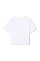 Fete Dkny tricou de bumbac pentru copii D62316.114.150 alb