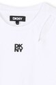 Dkny tricou de bumbac pentru copii alb D62316.114.150