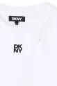 Dkny t-shirt bawełniany dziecięcy biały D62316.156.162