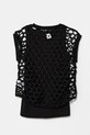 Detský top Dkny D62317.156.162 čierna SS25