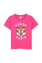 Kenzo Kids gyerek pamut póló pamut rózsaszín K61054.156