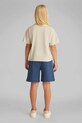 Детская хлопковая футболка Calvin Klein Jeans бежевый IG0IG02136.PPYA