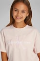 Calvin Klein Jeans t-shirt bawełniany dziecięcy IG0IG02861.104.116.PPYA różowy