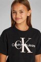 Детская хлопковая футболка Calvin Klein Jeans IG0IG02861.104.116.PPYA чёрный
