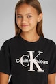 Дитяча бавовняна футболка Calvin Klein Jeans IG0IG02861.104.116.PPYA чорний