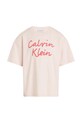 Детская хлопковая футболка Calvin Klein Jeans IG0IG02864.PPYA розовый SS25