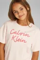 Calvin Klein Jeans t-shirt bawełniany dziecięcy IG0IG02864.PPYA różowy