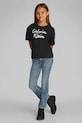 Calvin Klein Jeans t-shirt bawełniany dziecięcy nadruk czarny IG0IG02864.PPYA