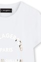 Fete Karl Lagerfeld tricou copii Z30447.86.108 alb