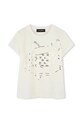 Karl Lagerfeld tricou copii print bej Z30447.114.150