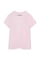 Karl Lagerfeld tricou de bumbac pentru copii Z30491.156.162 roz SS25