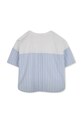 Дитяча бавовняна футболка Karl Lagerfeld Z30493.156.162 блакитний SS25