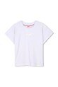 HUGO tricou de bumbac pentru copii uni alb G00389.162.174