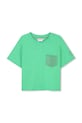 Παιδικό βαμβακερό μπλουζάκι HUGO G00393.102.108 πράσινο SS25
