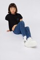 HUGO tricou de bumbac pentru copii negru G00398.162.174