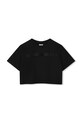 Marc Jacobs tricou de bumbac pentru copii W60461.114.150 negru SS25