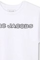 Дівчинка Дитяча бавовняна футболка Marc Jacobs W60461.156 білий