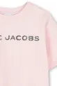 Дівчинка Дитяча бавовняна футболка Marc Jacobs W60463.156 рожевий