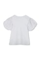 Otroška bombažna kratka majica Marc Jacobs W60464.86.108 bela SS25